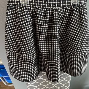 Black & white skirt